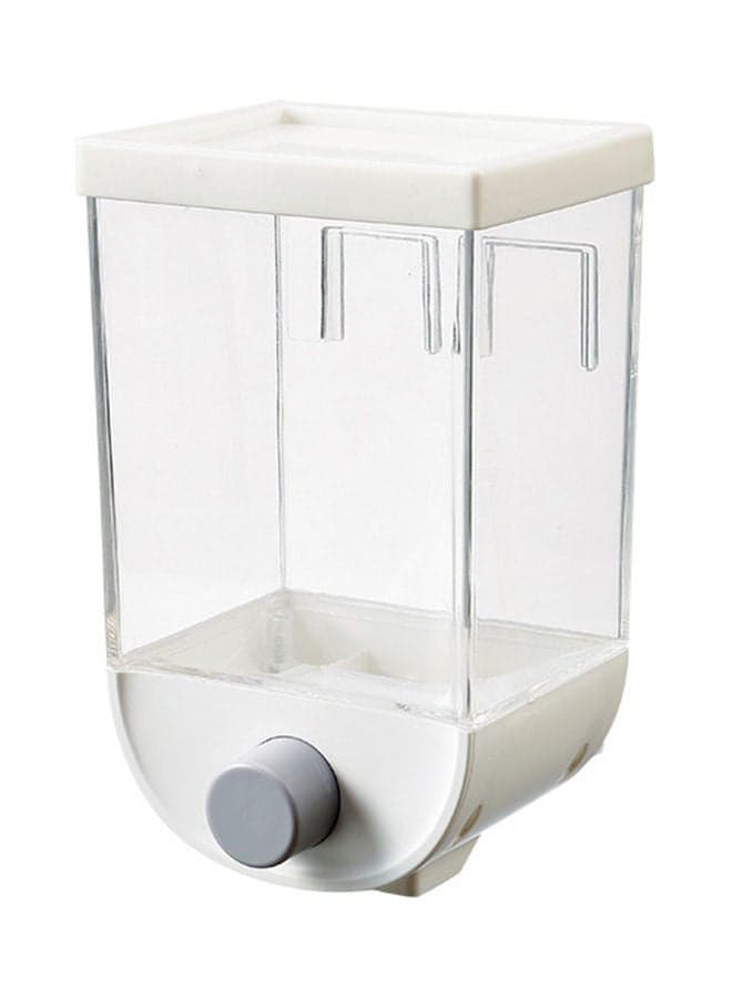 Dry Food Dispenser Clear 20.5x10x12cm