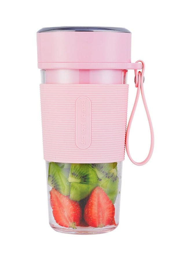 Mini Portable Electric Fruit Juicer Automatic Blender Pink 23*11*11cm