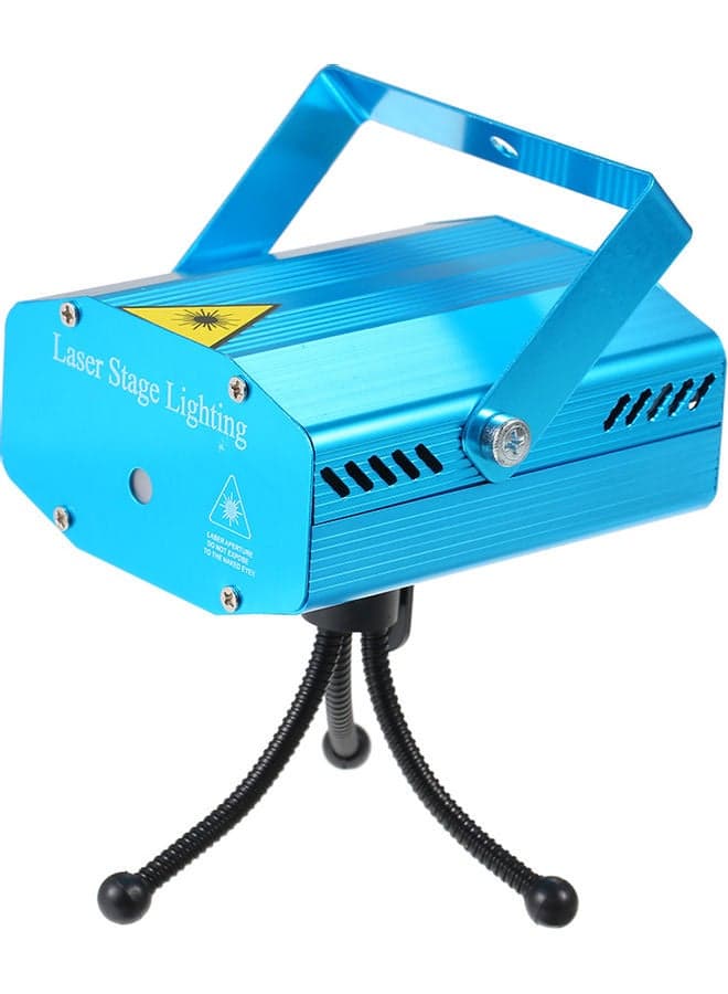 Mini LED Laser Projector Light Blue/Black