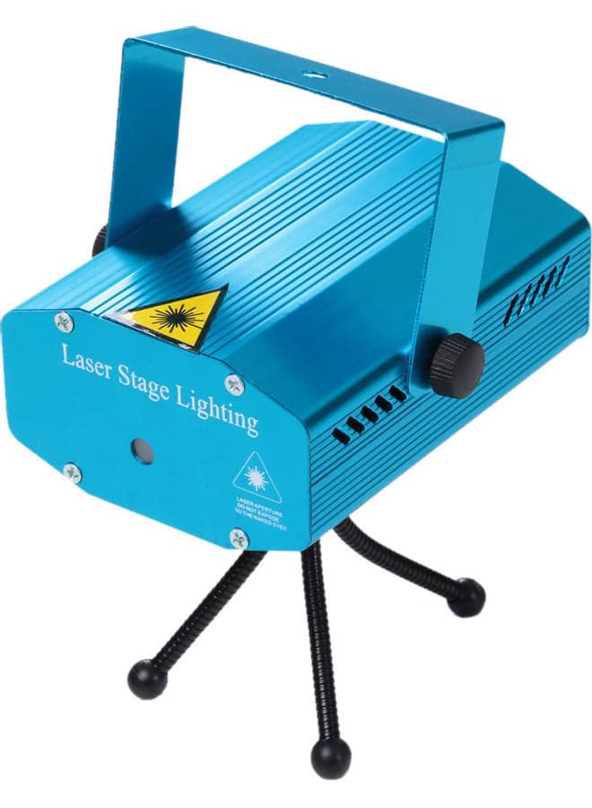 Mini LED Laser Projector Light Blue/Black