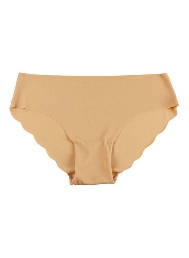 Low Waist Seamless Brief Khaki