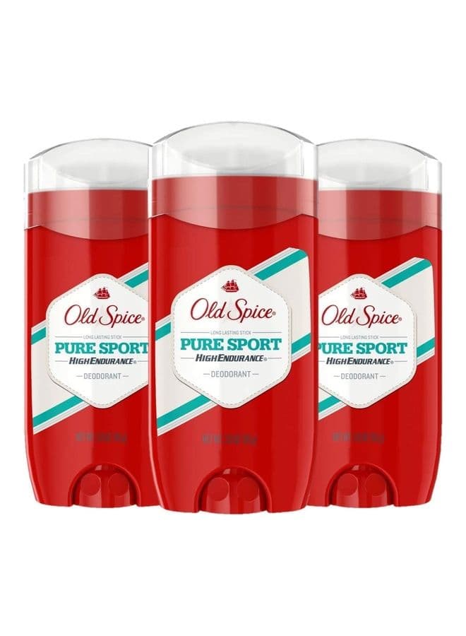 Pure Sport High Endurance Deodorant, Pack Of 3 85grams