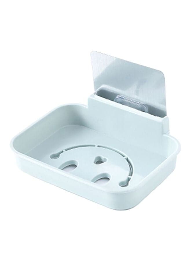 Wall Mounted Soap Dish Blue 12.5x9x2cm