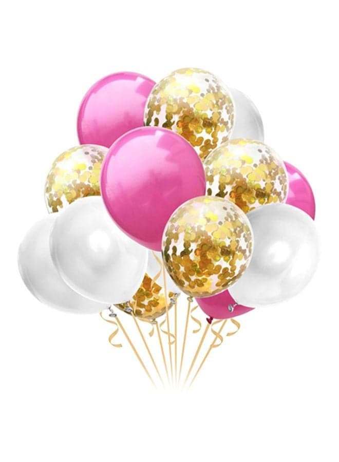 15-Piece Decorative Party Balloons Set