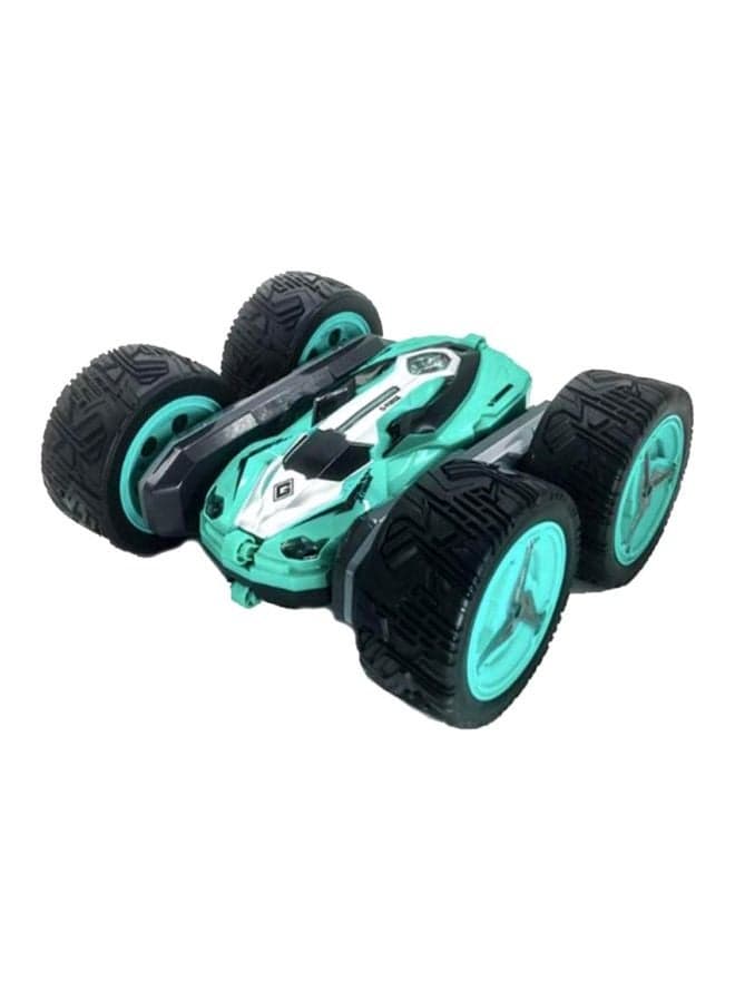 RC Rotating Tumbling Car Green 26.5x25x12cm