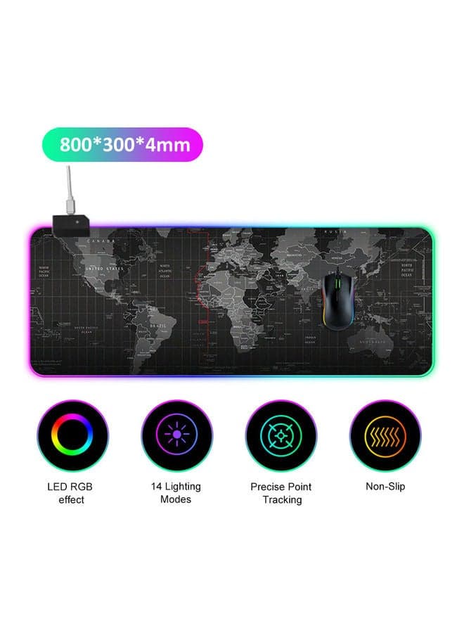 RGB Mouse Pad Black
