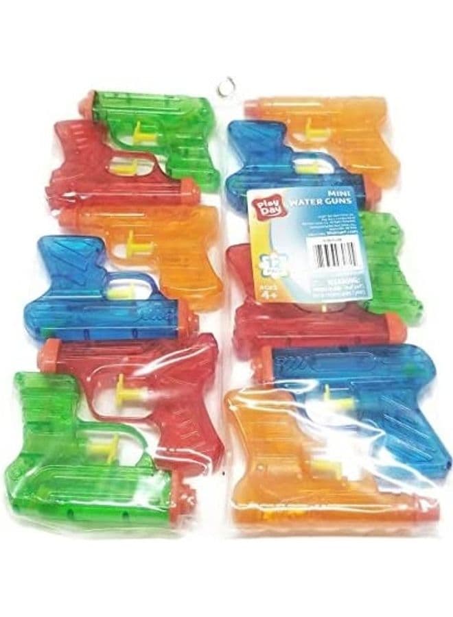 12-Piece Mini Water Gun Set