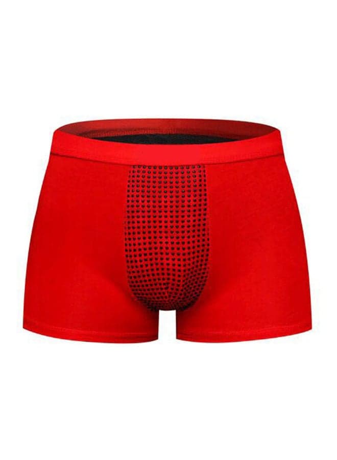 Breathable Magnetic Therapy Underwear Red