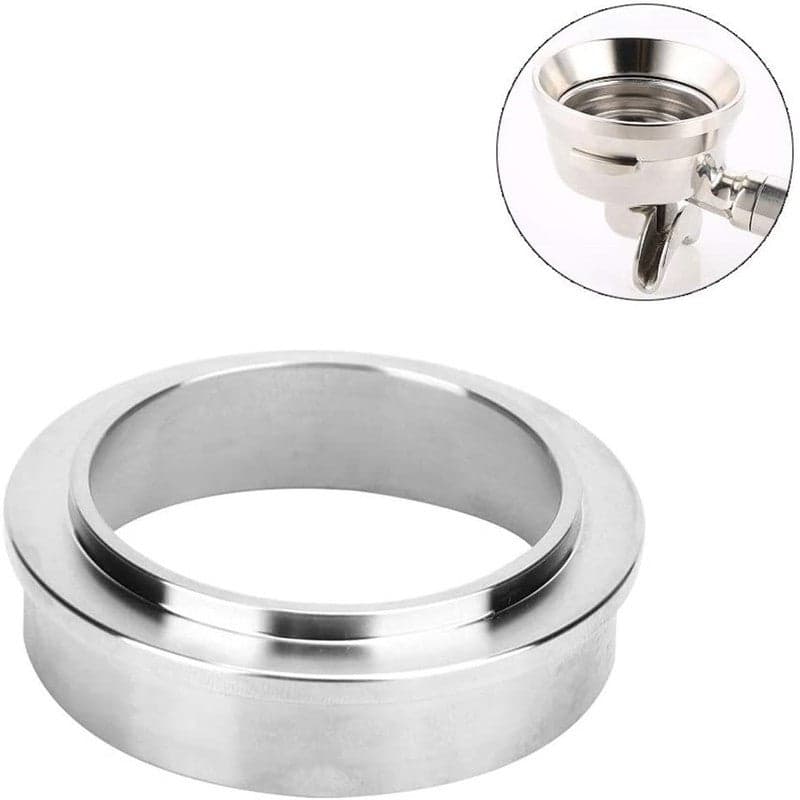 54mm Stainless Steel Coffee Espresso Dosing Ring Silver 5.4cm