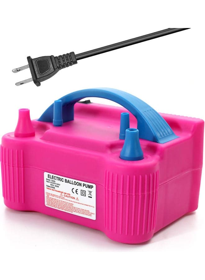 500 W Air Blower Balloon Pump Fast Portable Inflatable Tool multicolour 20.5 x 13.8 x 16.5cm