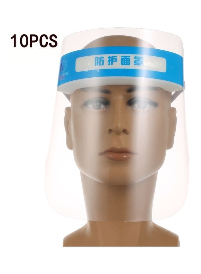 10 Piece Face Shield Set