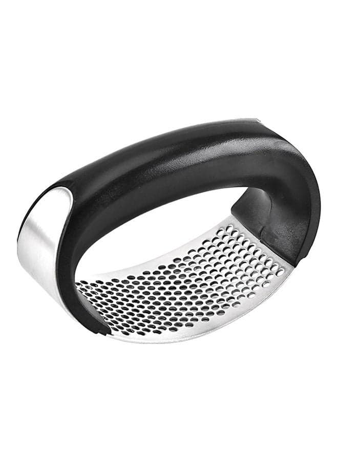 Stainless Steel Garlic Press Black/Silver 5.5x7.5x0.09cm