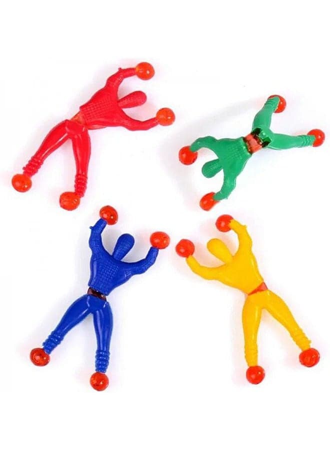 4-Piece Sticky Wall Climbing Man Set