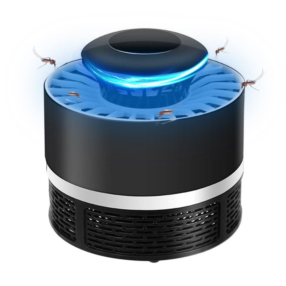 2-Piece Upgraded Intelligent Light Control Mosquito Killer British Set White 14.5x8.2x11.5cm