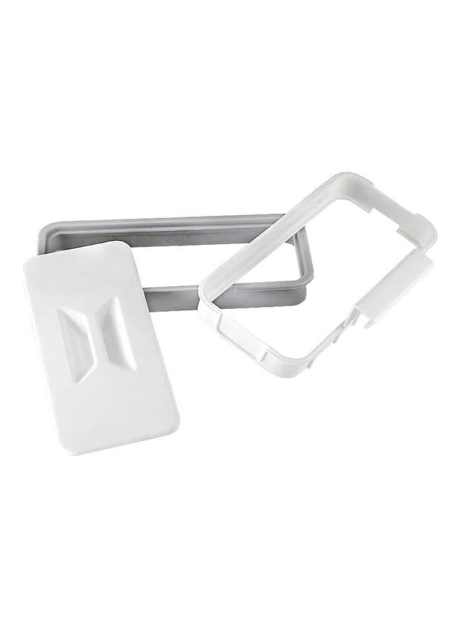 Trash Bag Hanger Holder White/Grey 240x115x52cm