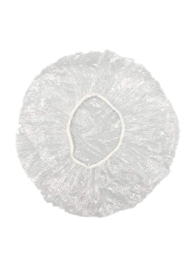 100-Piece Disposable Shower Caps Clear 5grams
