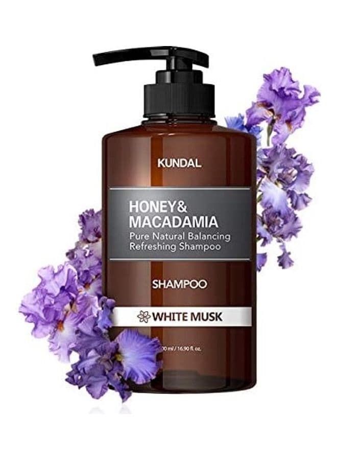 Honey And Macadamia Pure Natural Balancing White Musk Refreshing Shampoo 7.17inch
