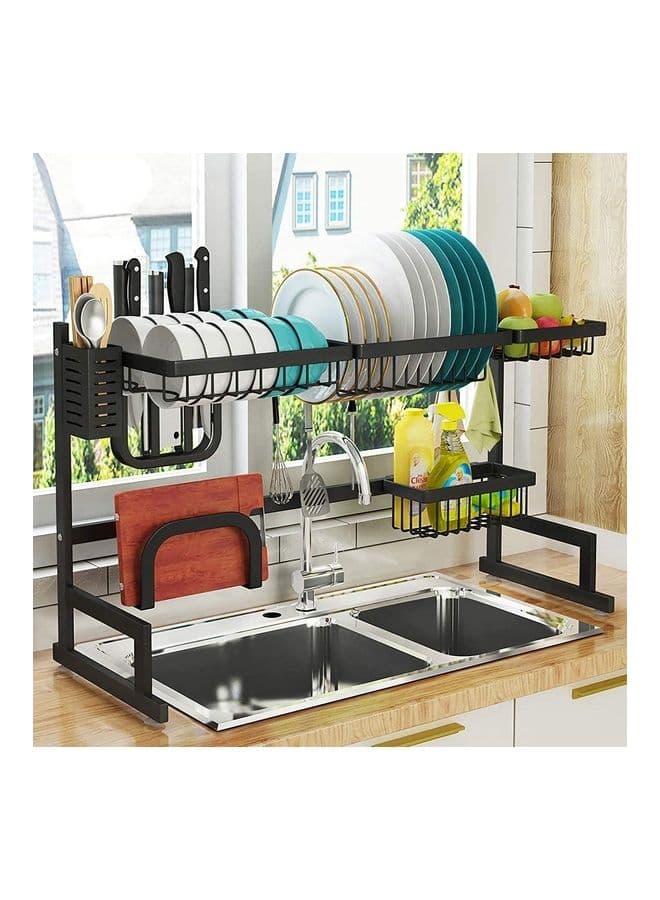Dish Drying Rack Over Sink Black