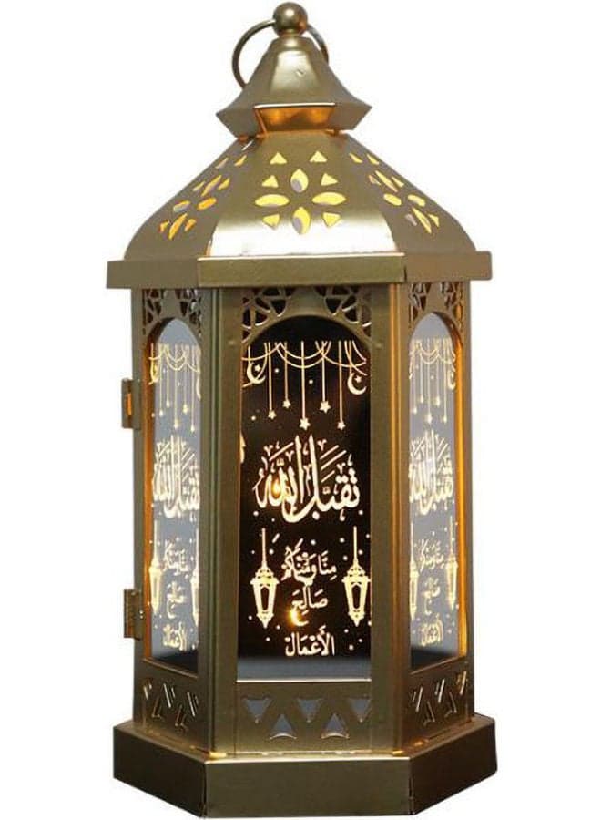 Ramadan Hollow Craft Light Yellow 14x28x14cm