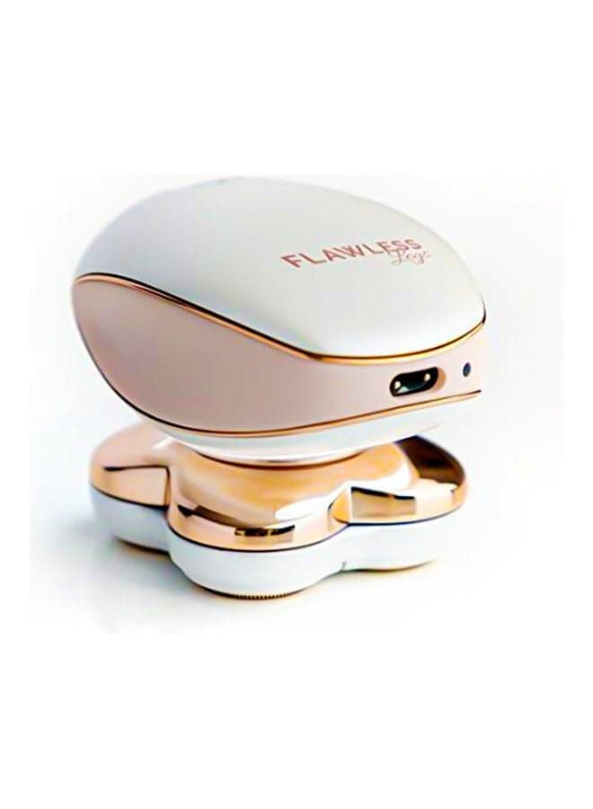 Compact and Portable Painless Hair Remover Epilator with LED White/Gold
