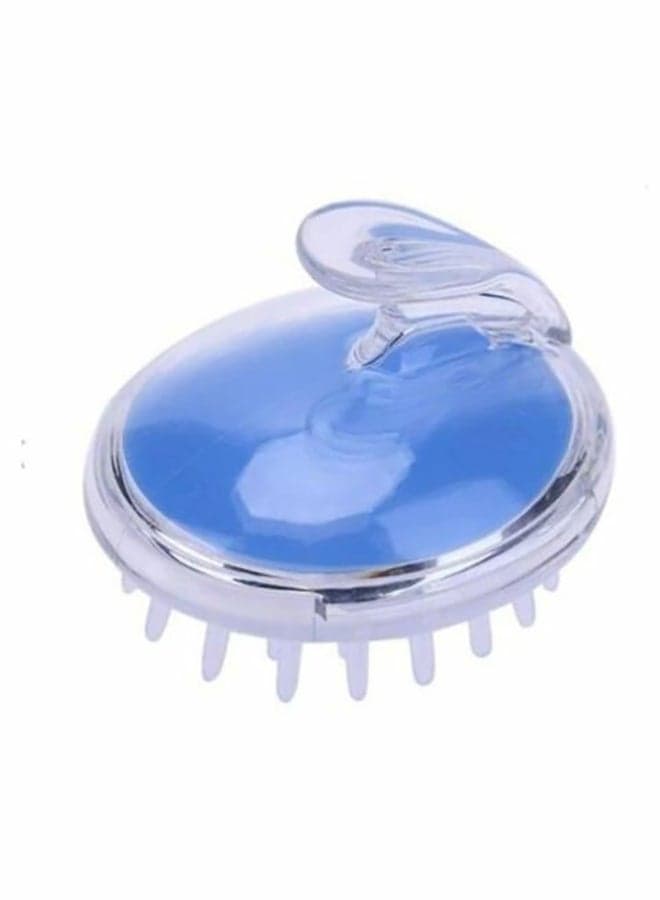 Exfoliating Anti-Slip Scalp Massaging Hair Brush Blue 7 x 8.5cm