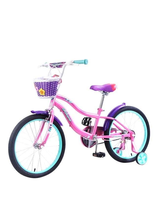 Athena 20-Inch Kids Bike | 20-Inch Wheel Size | Adjustable Seat | Peach Color 20inch