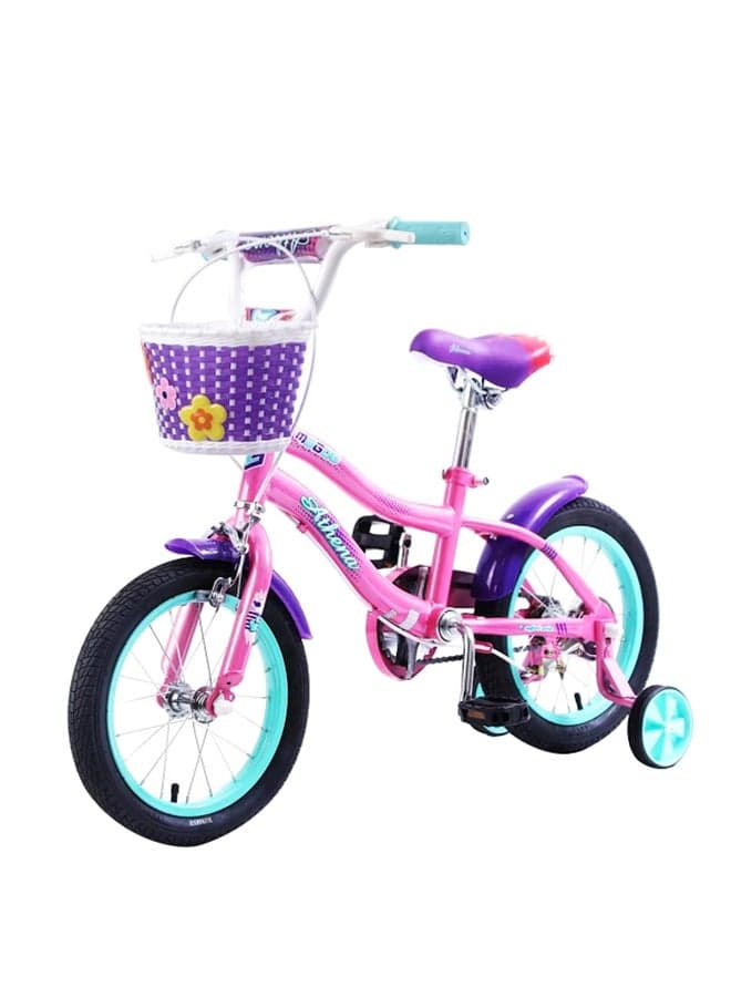 Athena 14-Inch Kids Bike | 14-Inch Wheel Size | Adjustable Seat | Pink Color 14inch