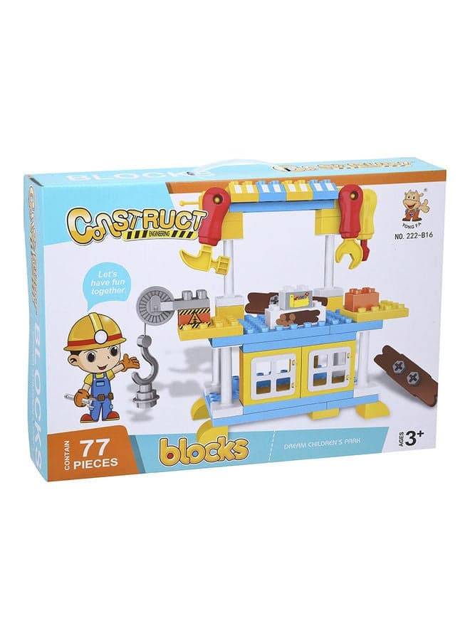 77 Pieces Of Children's Toys Engineering Series set