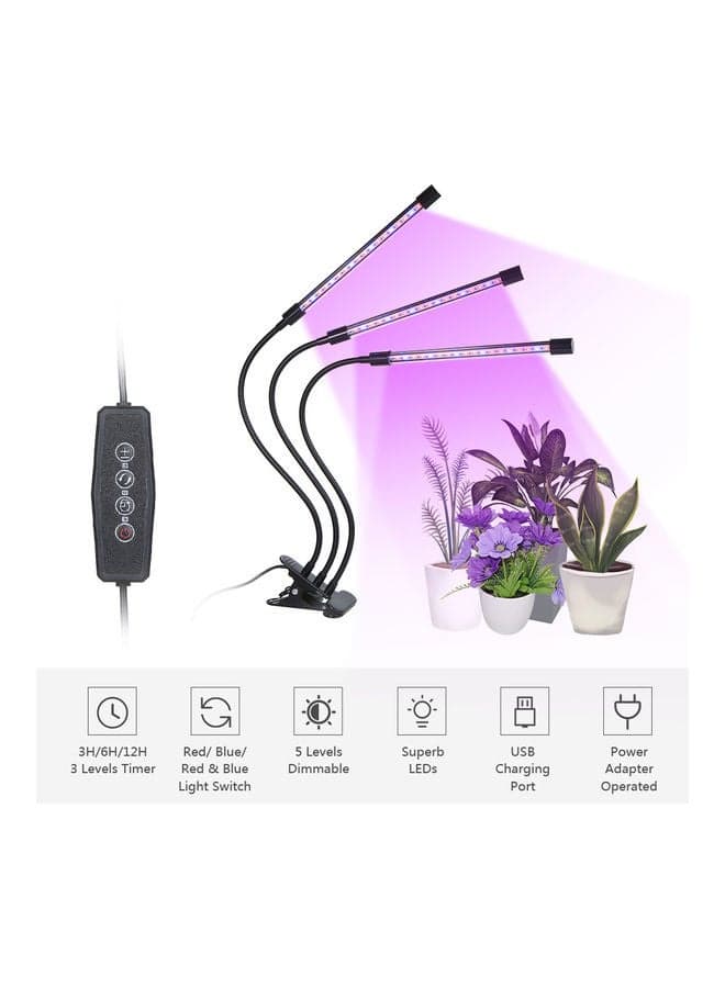 LED Plant Light Purple 33 x 8 x 13cm