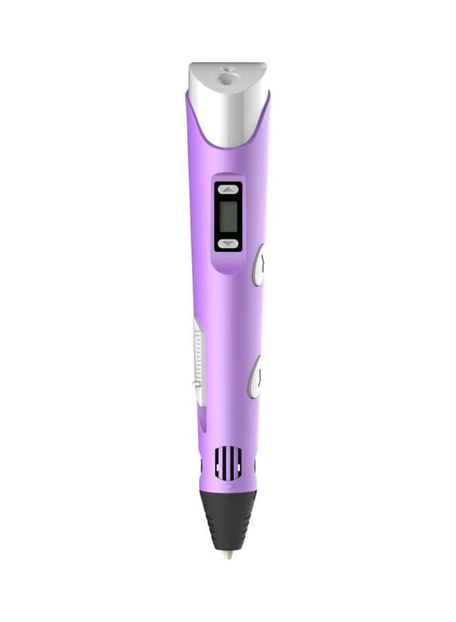 Digital Display Intelligent 3D Printing Pen Purple