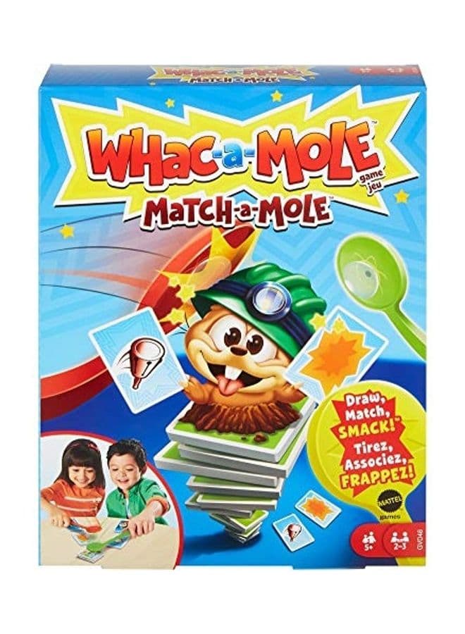 Whac A Mole Match A Mole Kids Card Matching Game