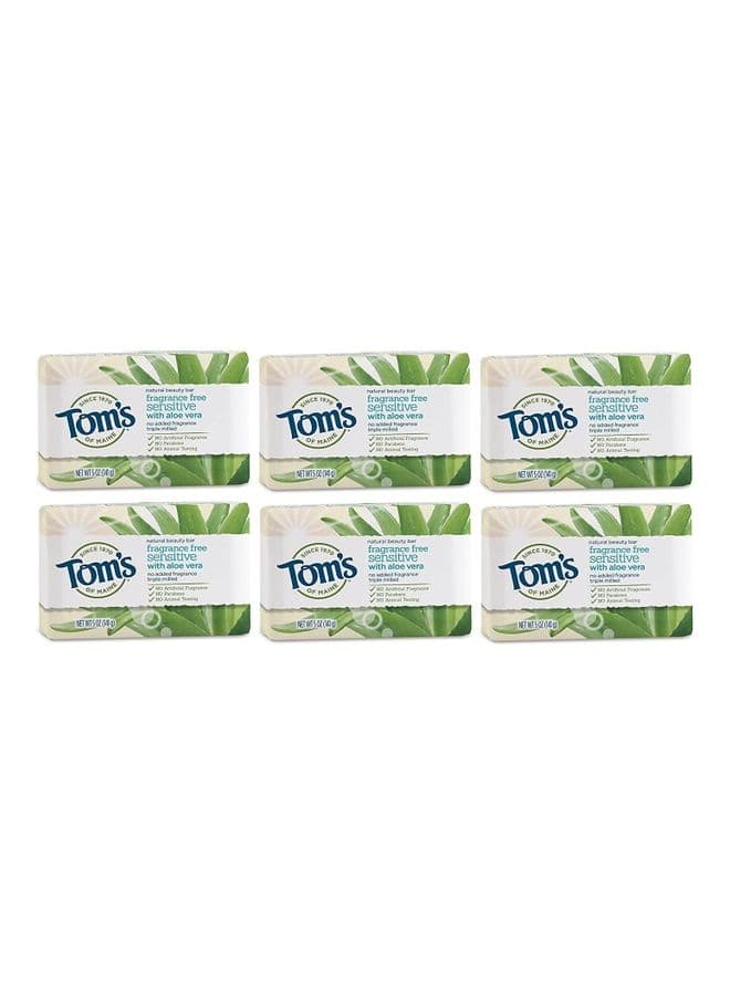 6-Pack Frangrance Free Sensitive with Aloe Vera Soap