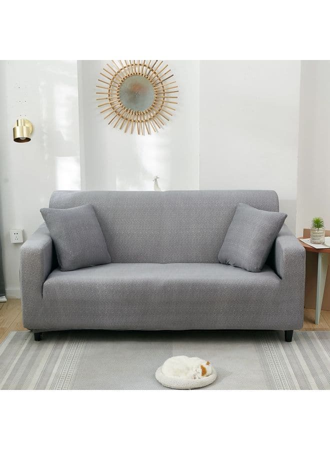 Texture Pattern Stretch Sofa Cover Grey 36 x 30 x 7cm