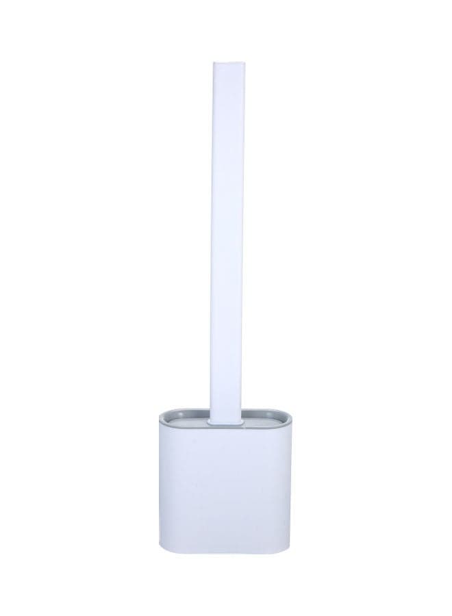 Flat Toilet Brush With Holder White 36 x 4.80cm