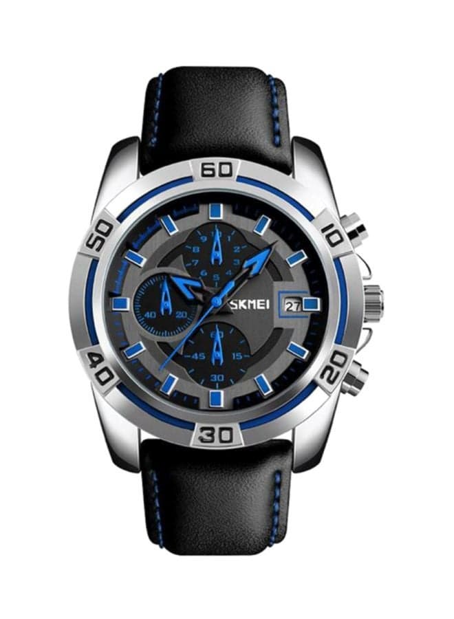 Men's Water Resistant Chronograph Watch 9156 - 47 mm - Black