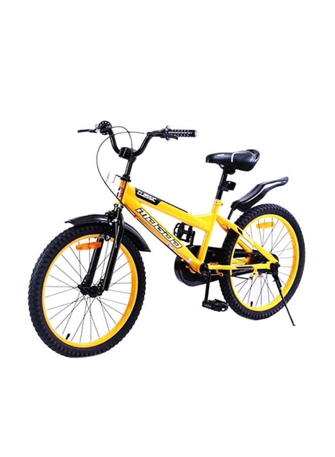 Classic 20-Inch Road Kids Bike | 20-Inch Wheel Size | Adjustable Seat | Yellow Black Color 20inch