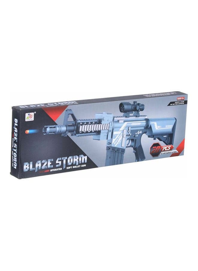 20-Piece Blaze Storm Soft Bullet Gun