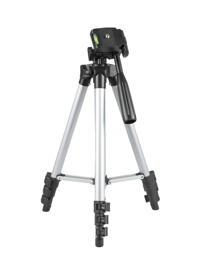 4-Section Tripod Stand Silver/Black
