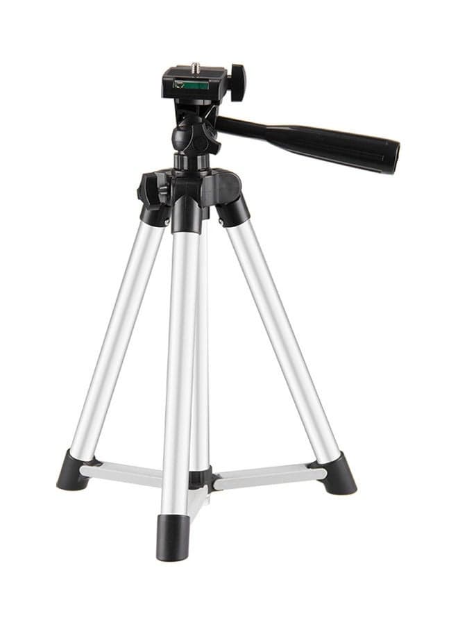 Hight Adjustable Tripod Stand Silver/Black