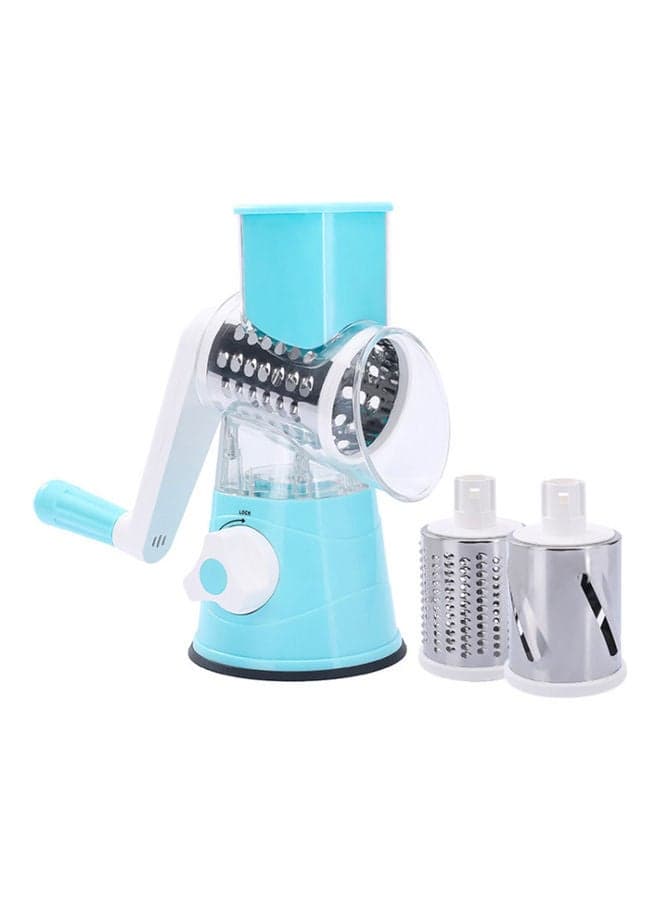 3 in 1 Vegetable Mandoline Slicer, Blue 26 x 12 x 24cm