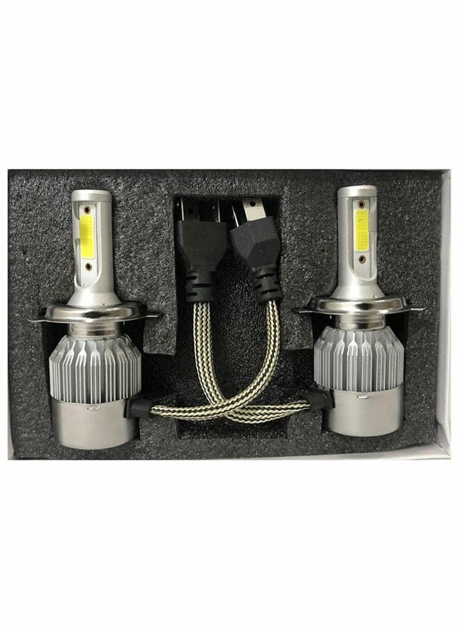 2-Piece C6 Car Led Headlight Bulb Set 36W