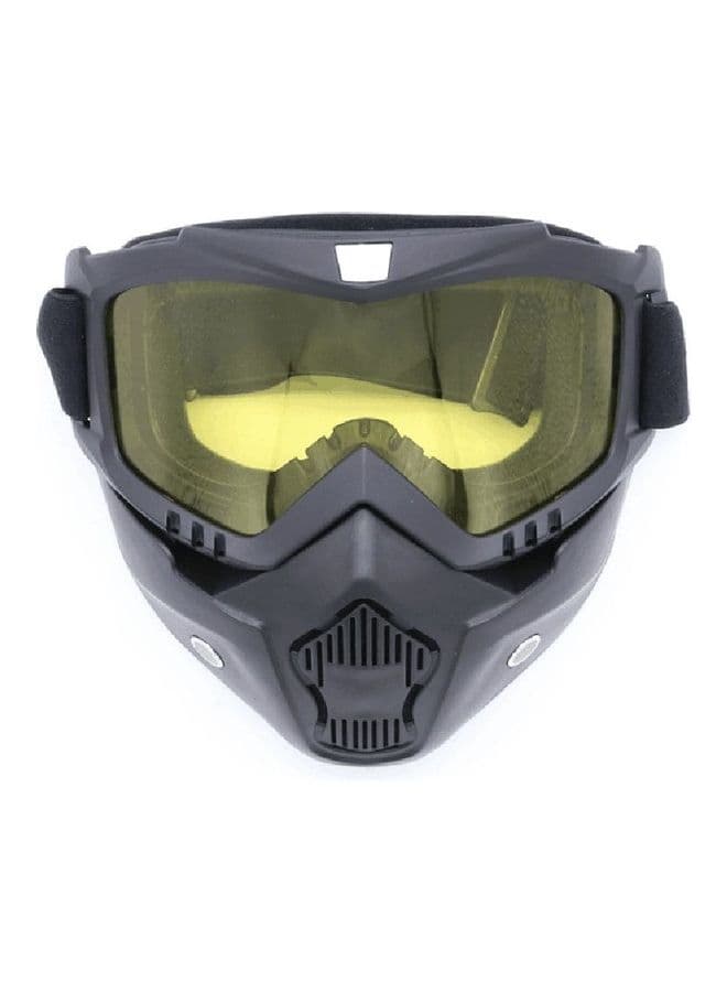 Motorcycling Riding Goggle With Detachable Mask
