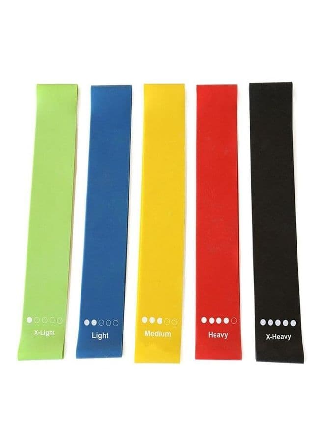 5-Piece Resistance Band Set With Carrying Case