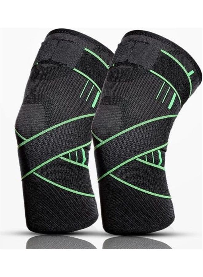2-Piece Compression Support Knee Pad