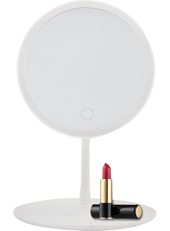 LED Makeup Mirror white 19.00 x 6.50 x 19.00cm