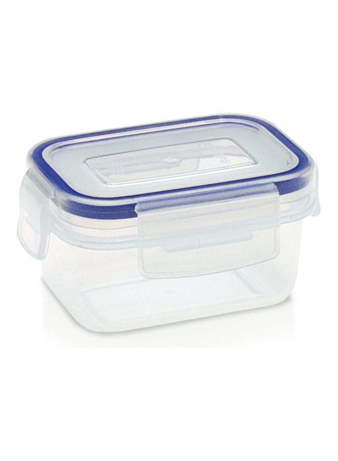 Rectangular Food Saver Blue/Clear 180ml