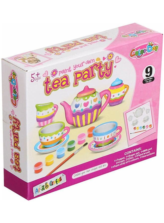 Paint your Own Mini Tea Set 30 x 22 x 5cm