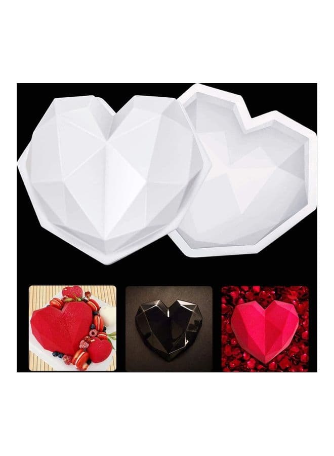 Hot Chocolate Bomb Molds Semi Sphere 6 Holes Silicone Mold for Baking Cake DIY, Candy White 2.5inch