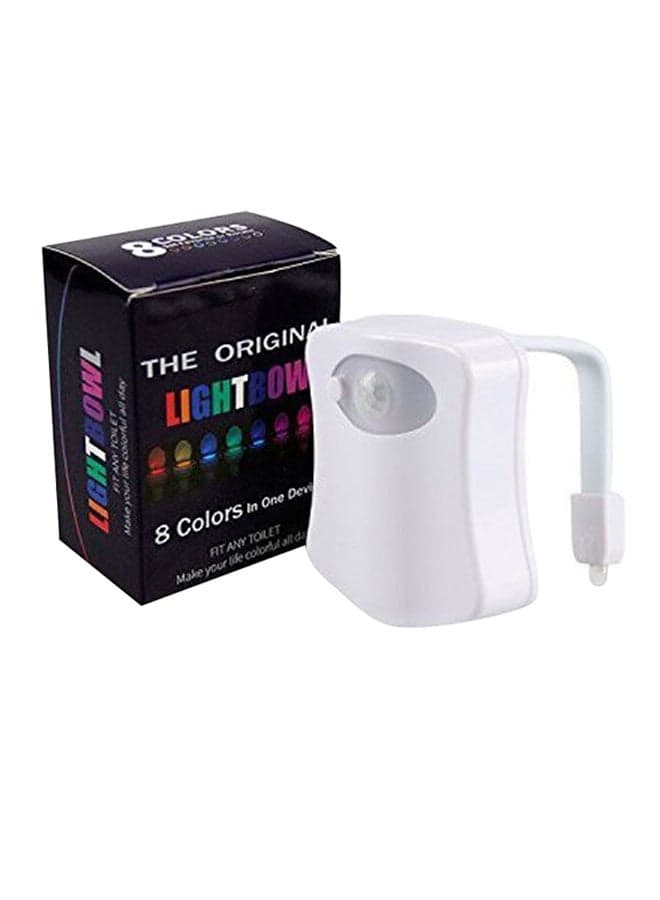Motion Detecting Toilet Light White 12cm