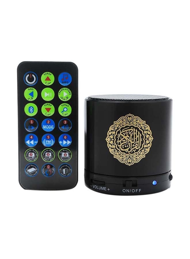 Quran Portable Bluetooth Speaker Black